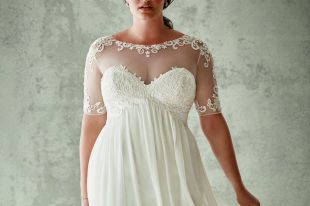 Свадебные платья для полных невест: интересные новинки модной индустрии