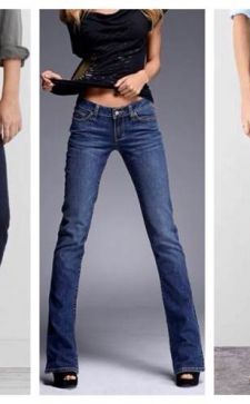 Синие джинсы: в моде традиционная классика и смелые «рваные» модели
