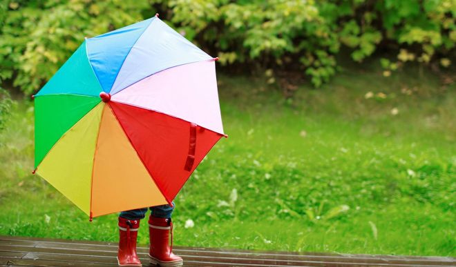 Модные детские зонты