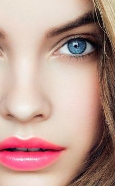 Красивый макияж для голубых глаз