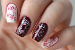 Как нарисовать розы на ногтях: простые и эффектные техники