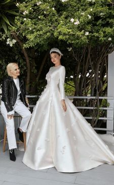 Атласное свадебное платье: роскошь и благородство в стиле невесты
