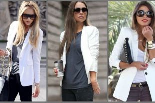Женский белый пиджак – модный выбор на каждый день