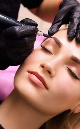 Перманентный макияж (глаза, брови, губы) — техника выполнения пошагово