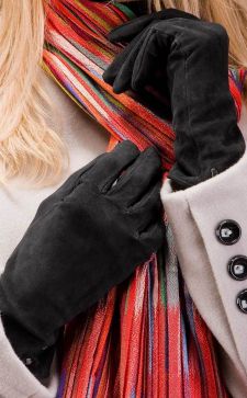 Женские замшевые перчатки: элегантность и комфорт