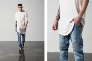 Длинные мужские футболки: трендовые вещи в базовом гардеробе