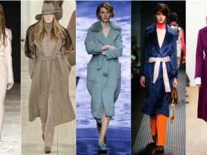 Пальто-халат: как и с чем носить