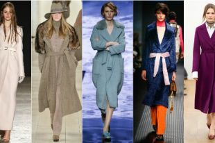 Пальто-халат: как и с чем носить