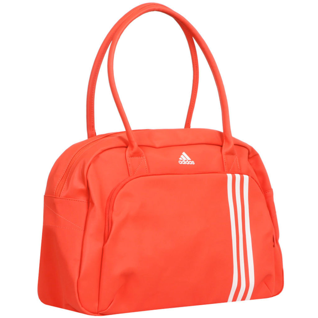 Оранжевая женская спортивная сумка Adidas