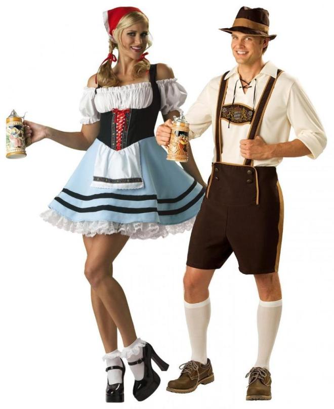 Женский немецкий национальный костюм