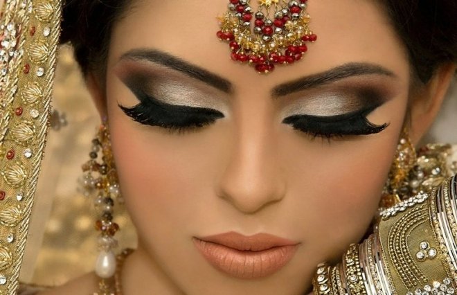 Индийский образ и макияж для европейских девушек