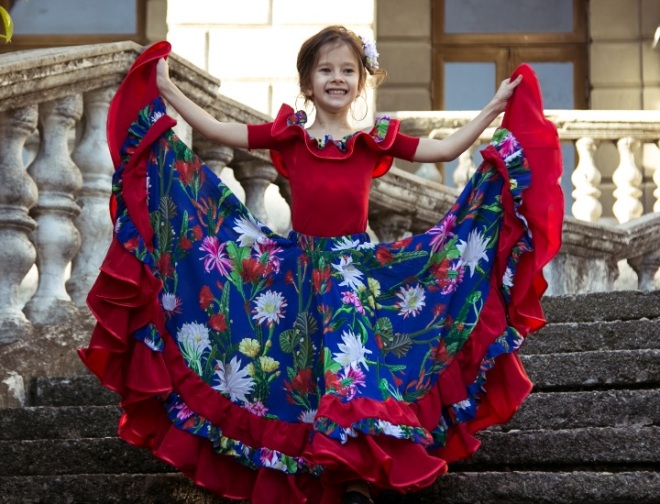 Цыганский костюм для девочки