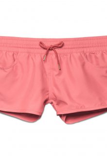 Розовые пляжные женские шорты