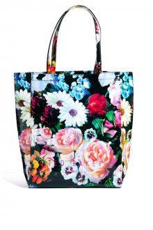 Пляжная сумка с цветочным принтом