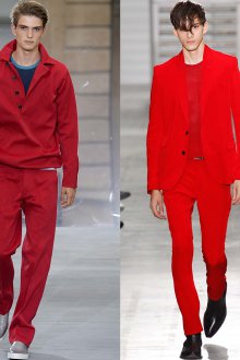 Красная мужская одежда