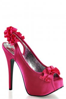 Розовые туфли с лентами