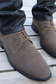 Мужские замшевые ботинки