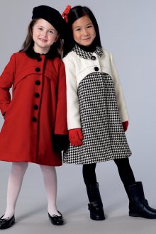 Классическое пальто для девочки