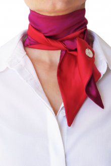 Шелковый шарф двойной