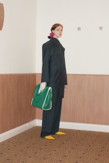 Деловая сумка женская зеленая