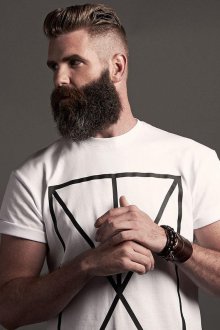 Мужская стрижка 2022 с бородой