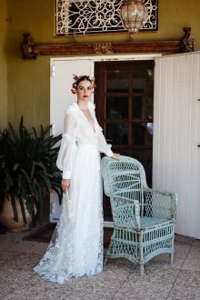 Шелковое платье свадебное