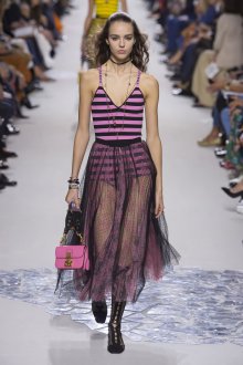Christian Dior весна лето 2022 полосатый принт