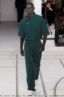 Lacoste весна лето 2022 мужской зеленый костюм