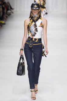 Versace весна лето 2022 джинсы