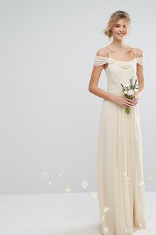 Свадебное платье кремовое