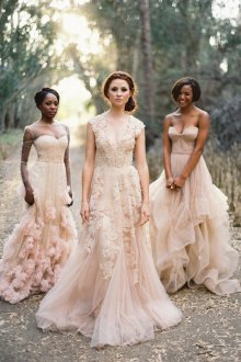 Свадебное платье айвори модное