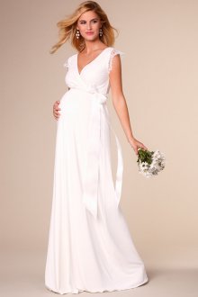 Свадебное платье для беременных в стиле ампир
