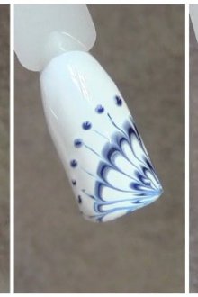 Дизайн ногтей по мокрому гель-лаку