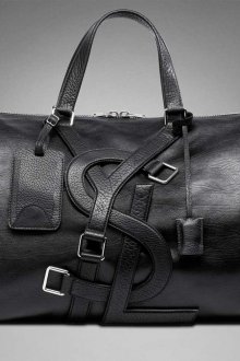 Стильная мужская черная сумка