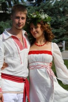 Основные преимущества свадебного платья в русском стиле