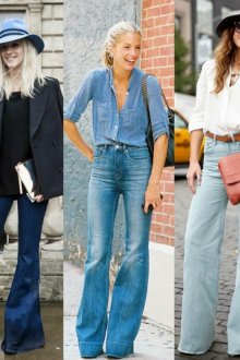 Образ с джинсами-буткат