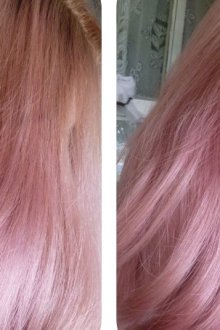 Особенности розового тоника для волос