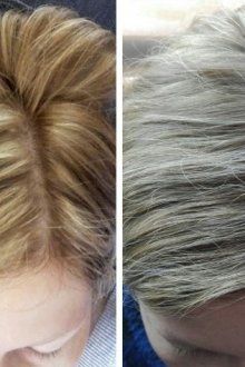 Особенность тонировки от желтизны волос