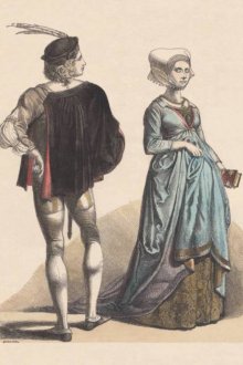 Особенности нарядов в средневековой Франции
