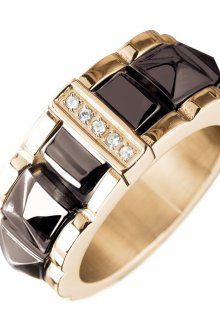 Стильный мужской перстень с бриллиантами