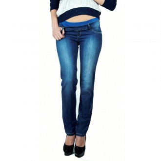 Модные джинсы для женщин с эластичной вставкой на животе
