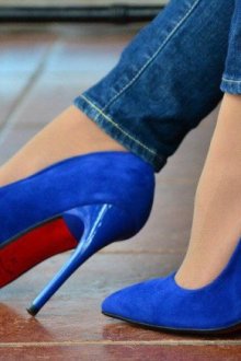 Синие туфли