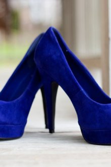 Синие туфли