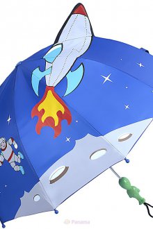 Детский зонтик для мальчиков с космическим рисунком