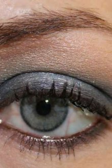 Как красить глаза серыми тенями