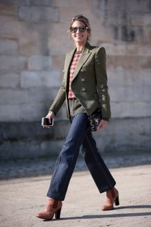 Женский стиль smart casual  с джинсами и жакетом