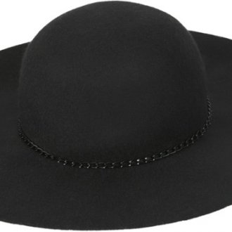 Женская черная шляпа
