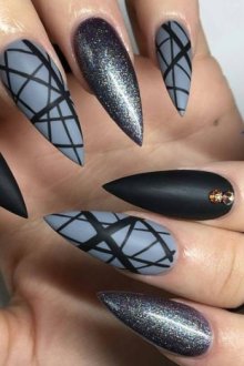 Дизайн ногтей «стилеты»