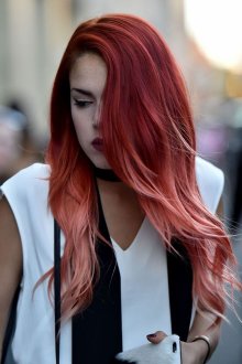 Красный цвет волос