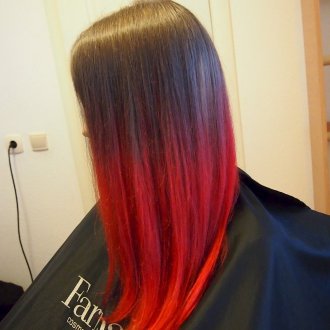 Красный цвет волос